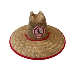 St Louis Cardinals Straw Hat Red Birds Straw Hat Sun Protection EUC